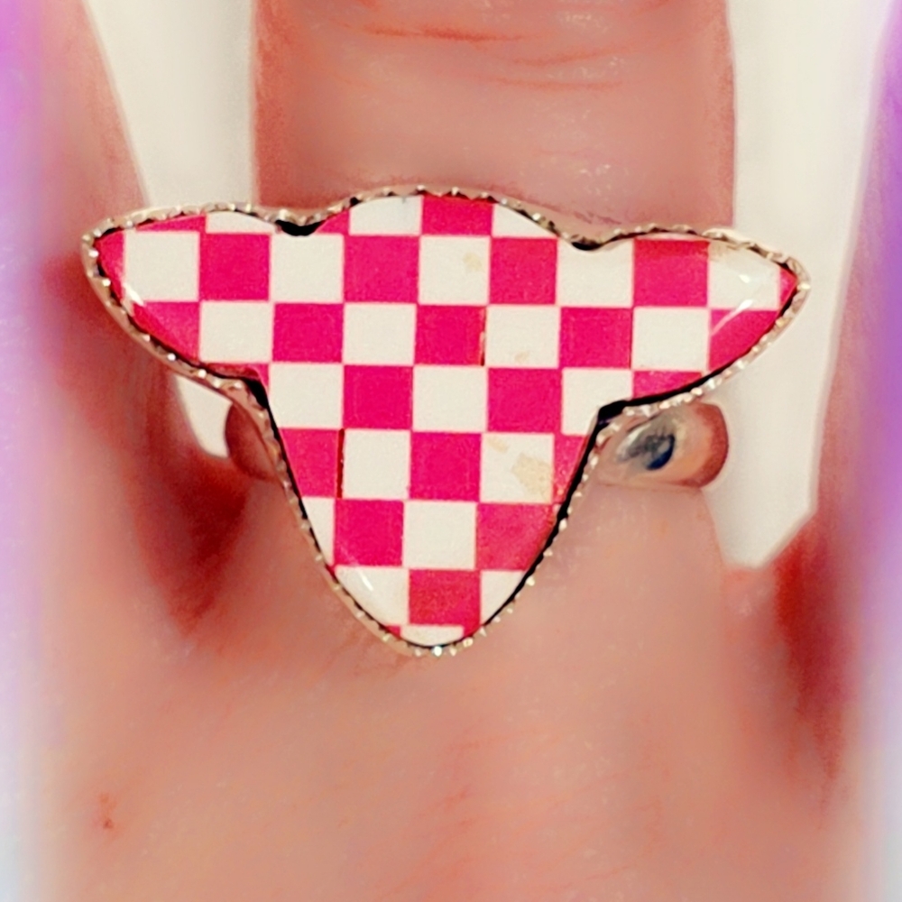 Cow Sterling Gemstone Ring